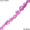 Shell Beads Irregular Shaped Dyed 8-10mm