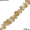 Shell Beads Irregular Shaped Dyed 8-10mm