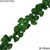 Coral Bamboo Triangle Beads 8-10mm