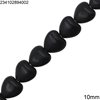 Howlite Heart Beads 8-12mm