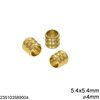 Brass Bead with Hole 4-5mm