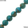 Jasper Turquoise Beads 12mm