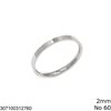 Stainless Steel Flat Ring 2mm
