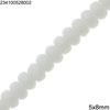 Jade Rodelle Faceted Rodelle Beads 5x8mm