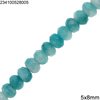 Jade Rodelle Faceted Rodelle Beads 5x8mm