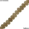 Jade Rodelle Faceted Rodelle Beads 5x8mm