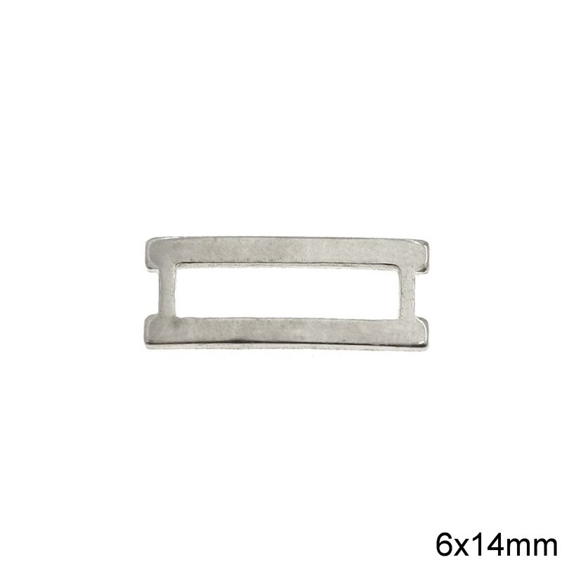 Silver 925 Finding Bar 6x14mm