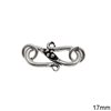 Silver 925 Finding Double Hook 16mm