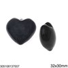 Stainless Steel Pendant Heart 32x30mm