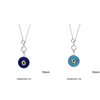 Silver 925 Car Amulet with Pasta Evil Eye 15mm