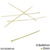 Silver 925 Head Pin Thickness 0.6mm with Ball 