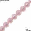 Round Crystal Faceted Bead 10mm