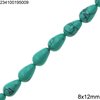 Χάνδρες Ημιπολύτιμη Πέτρα Δάκρυ 8x12mm
