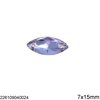 Πέτρα Κρύσταλλο Νύχι Ραφτό Πλακέ 7x15mm 