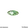 Πέτρα Κρύσταλλο Νύχι Ραφτό Πλακέ 7x15mm 
