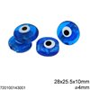 Glass Round Flat Evil Eye Bead 28x25.5x10mm