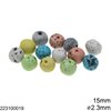 Ceramic Round Bead 15mm