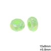 Plastic Rondelle Bead 15x8mm with Hole 5.8mm
