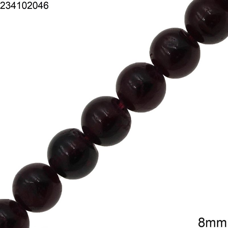 Garnet Beads 8mm