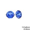 Plastic Rondelle Bead 13.5x8mm with Hole 5.8mm
