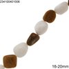 Semi Precious Stone Nugget Beads 16-20mm