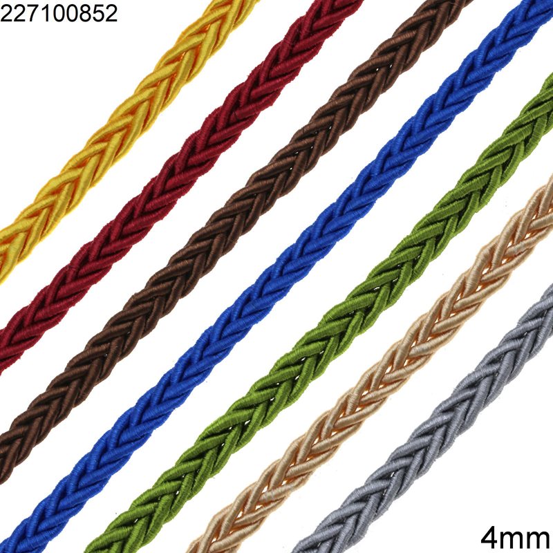 Synthetic Flat Braided Cord 4mm