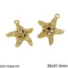 Casting Pendant Starfish Bold 35x31.5mm