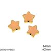 Casting Bead Star with Enamel 14mm and Hole 2mm