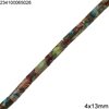 Semi Precius Tube Beads 4x13mm