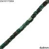 Jasper Rodelle Beads 4x4mm