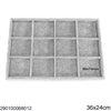Velvet Display Tray 12 Grids 36x24cm