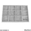 Velvet Display Tray 12 Grids 36x24cm