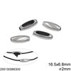 Casting Bead Clasp 16.5x6.8mm with Hole 2mm