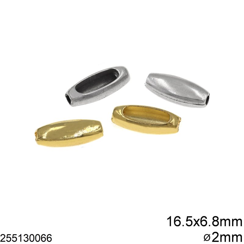 Casting Bead Clasp 16.5x6.8mm with Hole 2mm