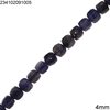 Semi Precious Stone Tube Faceted Beads 4mm