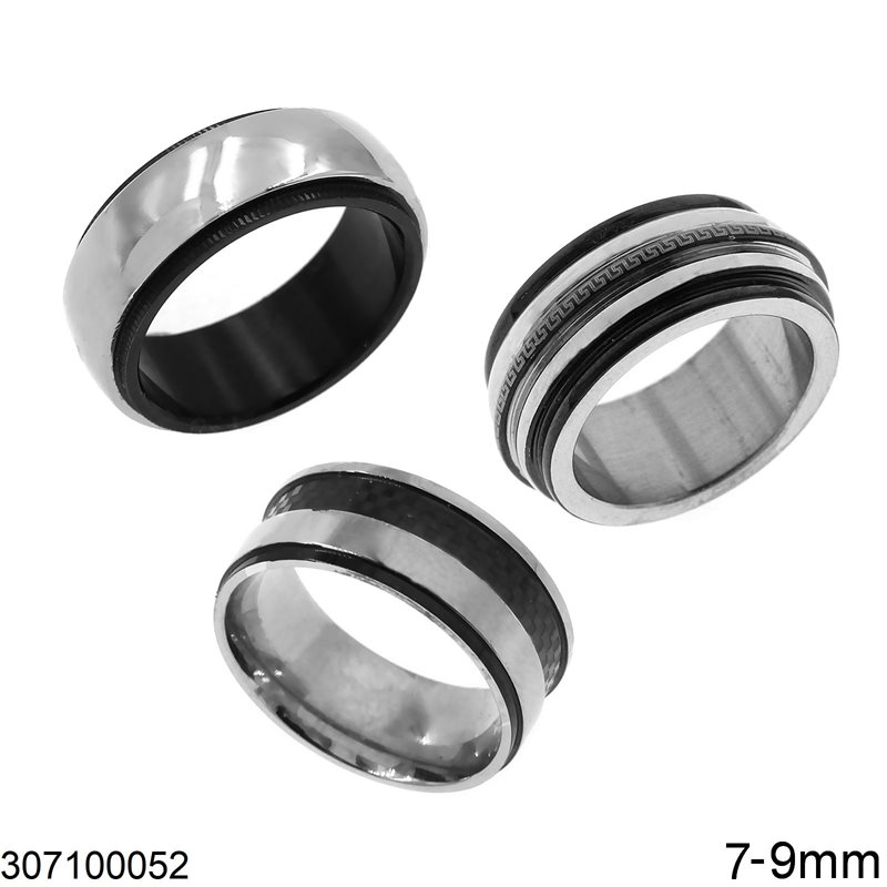 Δαχτυλίδι Ατσάλινο Βέρα 7-9mm