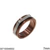 Stainless Steel Ring 7x25mm, No70-75