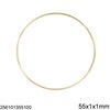 Brass Round Flat Ring 55x1x1mm