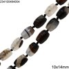 Druzy Agate Black Beads 14-40mm