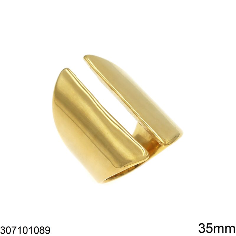 Δαχτυλίδι Ατσάλινο με Χώρισμα 35mm