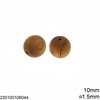 Natural Wooden Bead 10mm