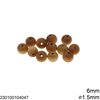 Natural Wooden Bead 6mm