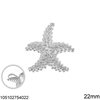 Silver 925 Pendant Starfish 20-28mm