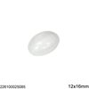 Glass Oval Cabochon Stone 12x16mm