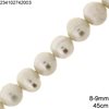 Round Freshwater Pearl Beads 8-9mm