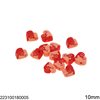 Polymer Clay Heart Beads 10mm
