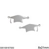 Stainless Steel Spacer Graduation Cap 8x21mm