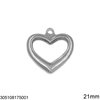 Stainless Steel Pendant Heart 15-22mm