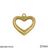 Stainless Steel Pendant Heart 15-22mm