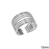 Stainless Steel Line Ring Open 12mm